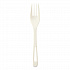 TPLA Cutlery, Medium Heavyweight, Fork, Plastic, Light Beige, 24/Pack (FOPSR)