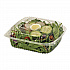 PLA Hinged Clamshells, 19 oz, 5.9 x 6.4 x 3.5, Clear, Plastic, 500/Carton (KLCS6N)