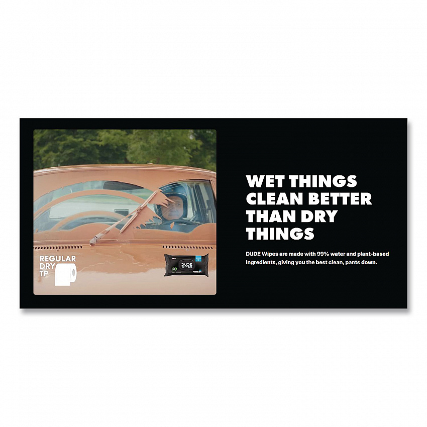 Extra Large Flushable Wipes, 7 x 7, Fragrance Free, White, 18 Wipes (300636)