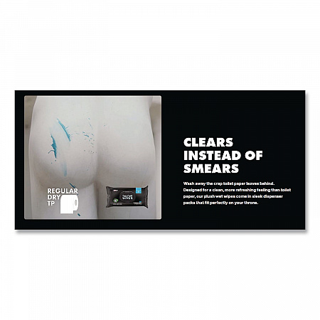 Extra Large Flushable Wipes, 7 x 7, Fragrance Free, White, 18 Wipes (300636)