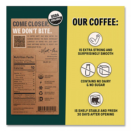 Caramel Cold Brew Coffee Tap Box, 96 oz, 3/Carton (WBC00748)
