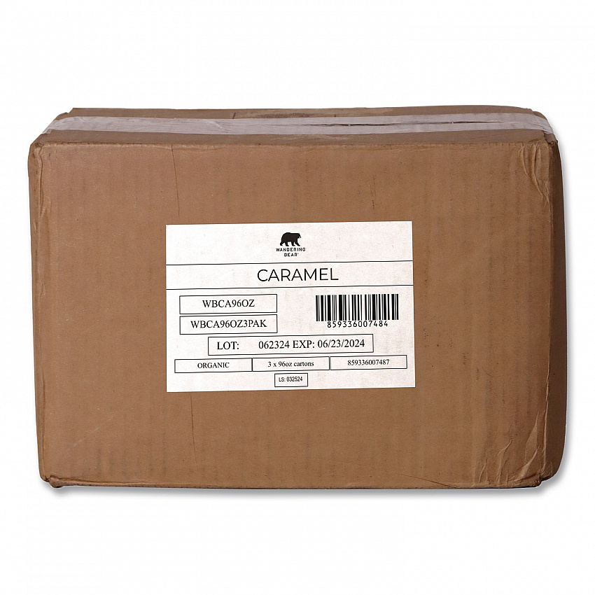 Caramel Cold Brew Coffee Tap Box, 96 oz, 3/Carton (WBC00748)