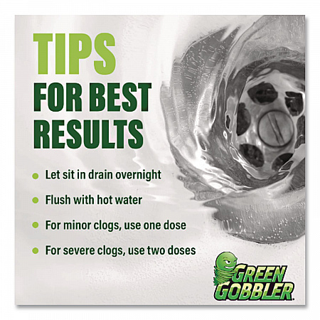 Green Gobbler Drain Clog Dissolver, 31 oz Bottle (G8015J)