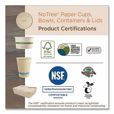 NoTree Cutlery, Light Mediumweight, Spoon, Paper, Natural, 1,000/Carton (SPNT6)