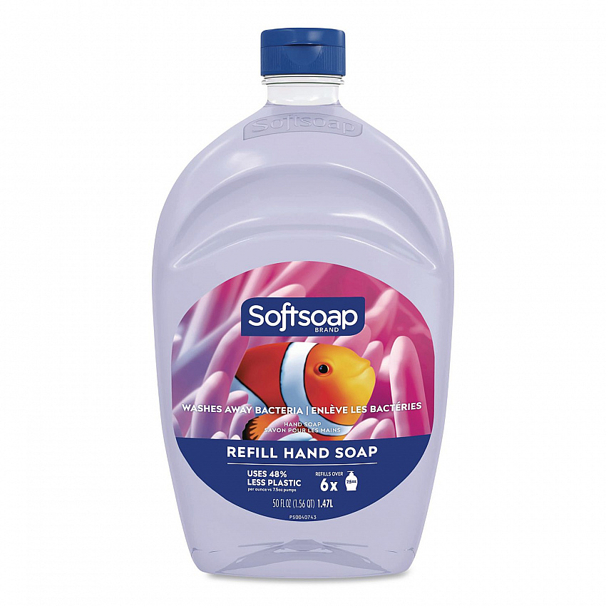 Liquid Hand Soap Refill, Fresh Scent, 50 oz, 3/Carton (61046102)