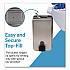 ClassicSeries Surface-Mounted Soap Dispenser, 40 oz, 4.75 x 3.5 x 8.13, Stainless Steel (2111)