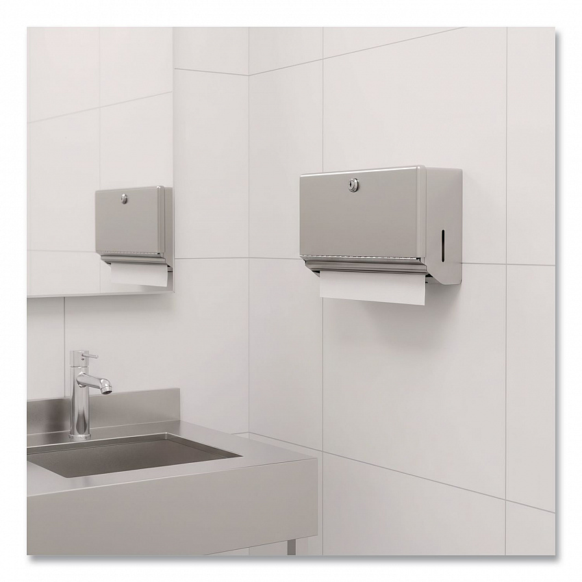 ClassicSeries Surface-Mounted Paper Towel Dispenser, 10.75 x 4 x 7.06, Stainless Steel (26212)