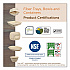 Fiber Containers, 17 oz, 6.02 x 8.02 x 1.5, Natural, Sugarcane Fiber, 400/Carton (TRSCU8LFP)