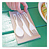 TPLA Cutlery, Medium Heavyweight, Fork/Knife/Spoon, Plastic, Light Beige, 24/Pack (ASPSR)