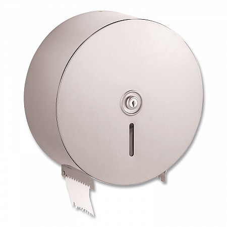Single Roll Jumbo Toilet Tissue Dispenser, 10.66 x 4.5 x 10.63, Silver (2890)