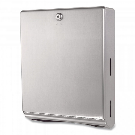 Surface-Mounted Paper Towel Dispenser, 10.75 x 4 x 14, Stainless Steel (262)