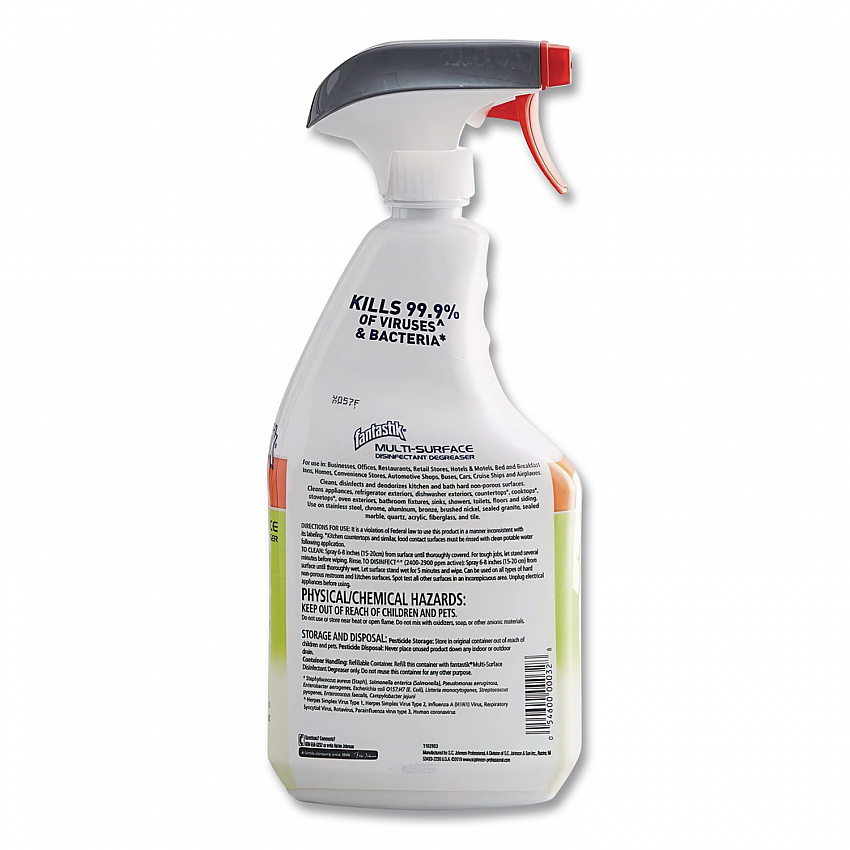 Multi-Surface Disinfectant Degreaser, Herbal Scent, 32 oz Spray Bottle (311836EA)