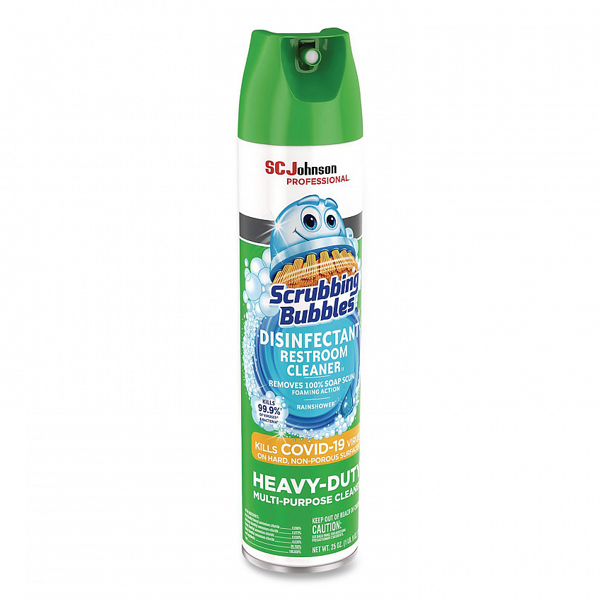 Disinfectant Restroom Cleaner II, Rain Shower Scent, 25 oz Aerosol Spray (313358EA)