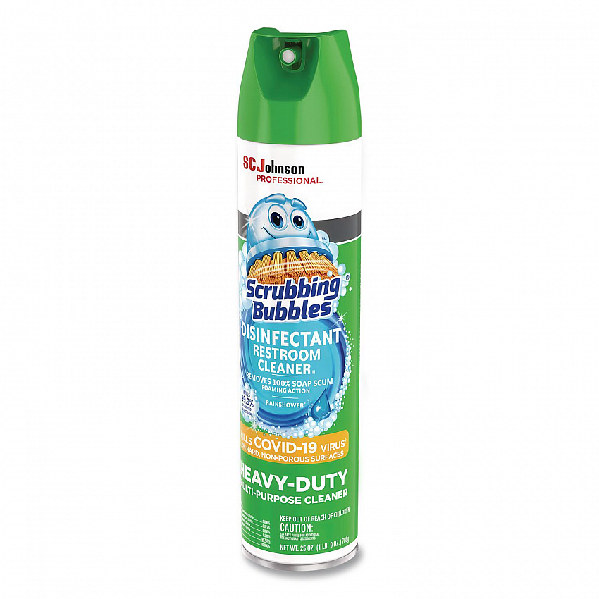 Disinfectant Restroom Cleaner II, Rain Shower Scent, 25 oz Aerosol Spray (313358EA)