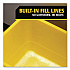 Glass Cleaning Bucket and Lid, 6 gal, Yellow (2221958)