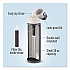 Stainless Steel Filtered Water Bottle. 20 oz, Carbon (36447)