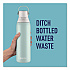 Stainless Steel Filtered Water Bottle, 20 oz, Glacier (36448)
