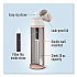 Stainless Steel Filtered Water Bottle, 20 oz, Rose (36452)