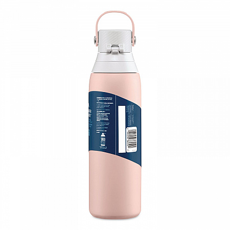 Stainless Steel Filtered Water Bottle, 20 oz, Rose (36452)