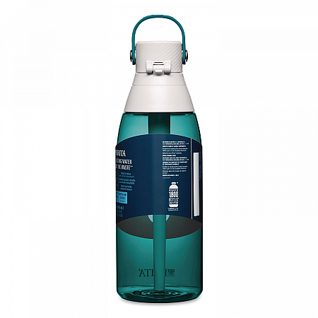 Plastic Filtered Water Bottle, 36 oz, Sea Glass (36524)