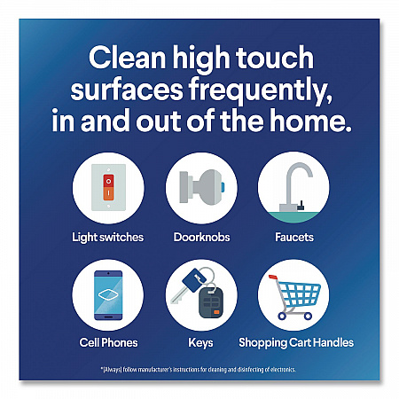 Scentiva Bleach Free Cleaning Wipes, 7.25 x 7, Coconut and Waterlilly, 75/Canister (60037PK)