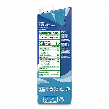Half and Half Dairy-Free Liquid Creamer, 32 oz Carton (5000393093)