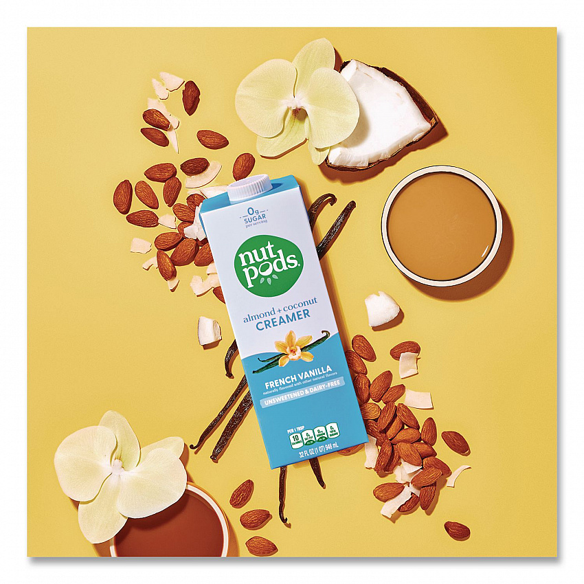 French Vanilla Dairy-Free Liquid Creamer, 32 oz Carton (5000393094)