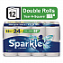 Tear-A-Square Double Roll Paper Towels, 2-ply, 110 Sheets/Roll, 12 Rolls/Pack (22361507)