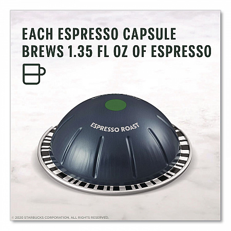 Espresso Roast Vertuo Pod, 10/Pack, 5 Packs/Box (117662)