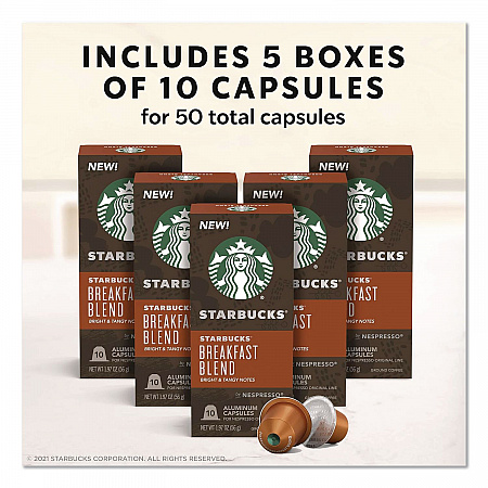 Breakfast Blend Original Pod, 10/Pack, 5 Packs/Box (123468)