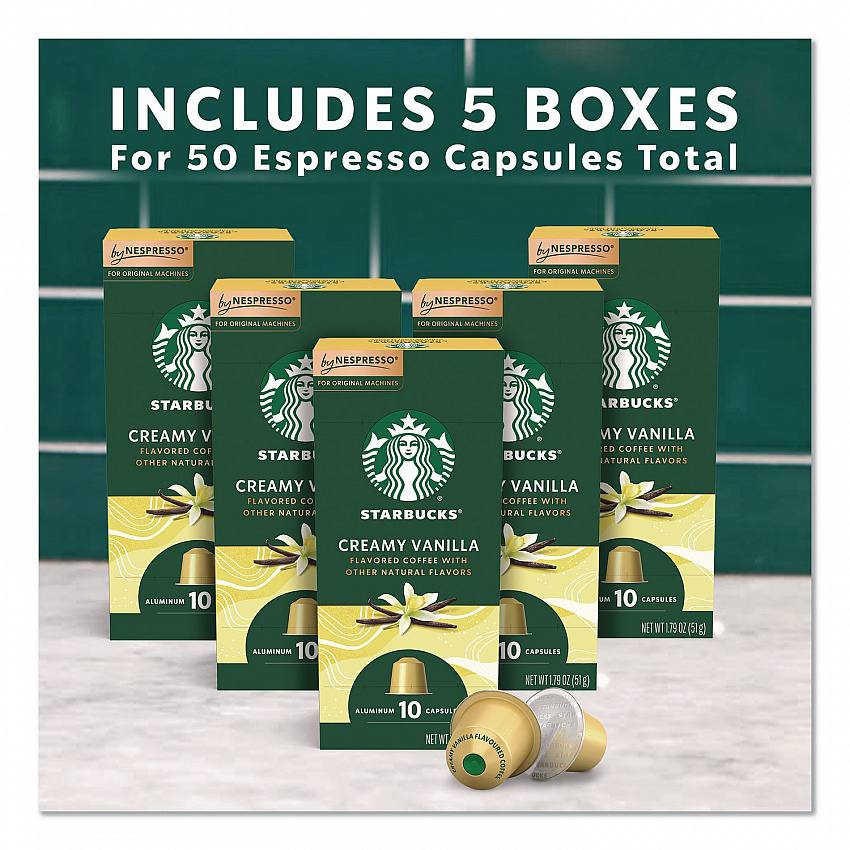 Creamy Vanilla Original Pod, 10/Pack, 5 Packs/Box (135893)