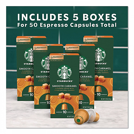 Smooth Caramel Original Pod, 10/Pack, 5 Packs/Box (135896)