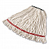 Super Stitch Cotton Looped End Wet Mop, 20 oz, White, 1