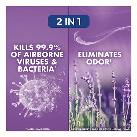 Air Sanitizer Spray, Lavender Sky Scent, 10 oz Aerosol Spray, 6/Carton (56348CT)