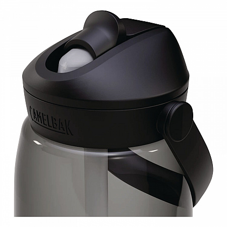 Thrive FlipStraw Plastic Water Bottle, 32 oz, Charcoal (2852001001)