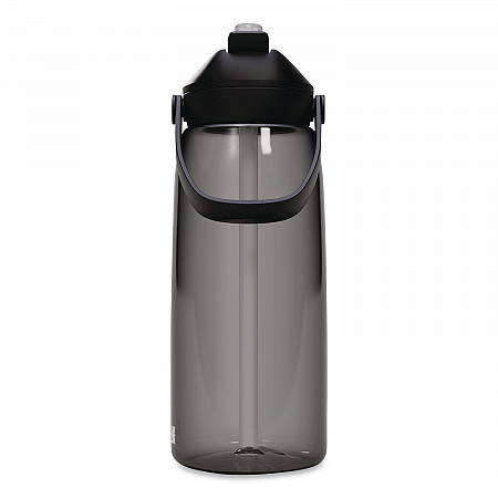 Thrive FlipStraw Plastic Water Bottle, 32 oz, Charcoal (2852001001)