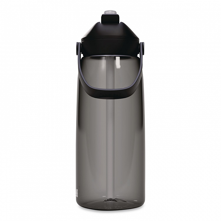 Thrive FlipStraw Plastic Water Bottle, 32 oz, Charcoal (2852001001)