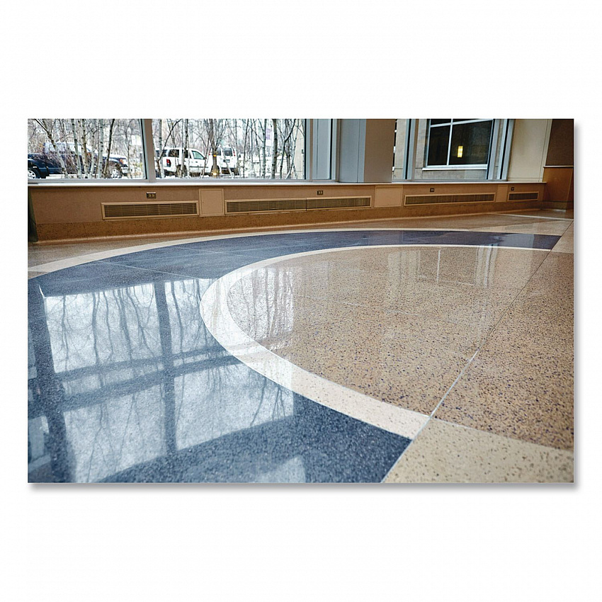Low-Speed Buffer Floor Pads 5100, 13" Diameter, Red, 5/Carton (08388)