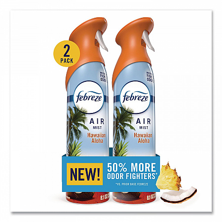 AIR, Hawaiian Aloha, 8.1 oz Aerosol Spray, 2/Pack, 3 Packs/Carton (21321)