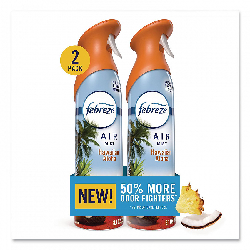 AIR, Hawaiian Aloha, 8.1 oz Aerosol Spray, 2/Pack, 3 Packs/Carton (21321)