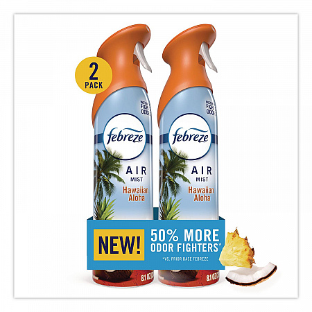 AIR, Hawaiian Aloha, 8.1 oz Aerosol Spray, 2/Pack (21321PK)