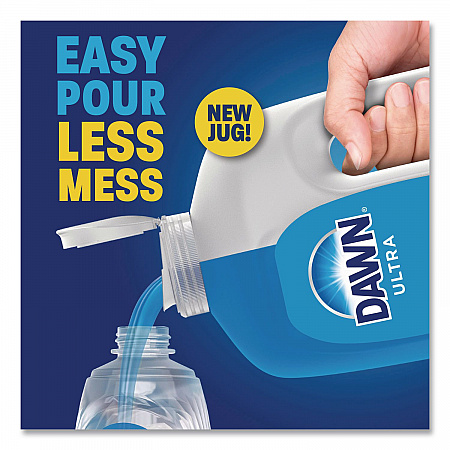 Ultra Dishwashing Liquid Refill Jug, Unscented, 51.5 oz Jug, 2/Carton (23262)