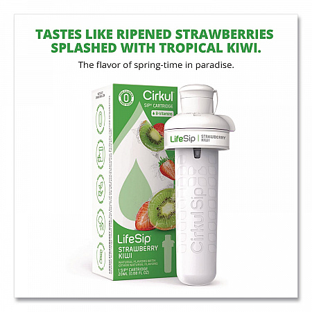 LifeSip Flavor Cartridge, Sugar-Free Strawberry Kiwi (850021373405)