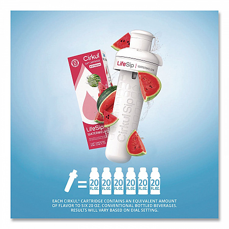 LifeSip Flavor Cartridge, Sugar-Free Watermelon (850021373412)