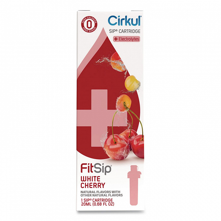 FitSip Flavor Cartridge, Sugar-Free White Cherry (850021373436)