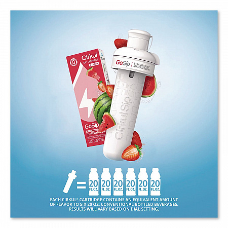 GoSip Flavor Cartridge, Sugar-Free Strawberry Watermelon (850021373450)