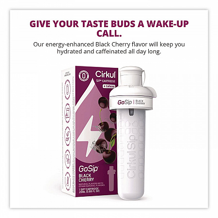 GoSip Flavor Cartridge, Sugar-Free Black Cherry (850021373467)