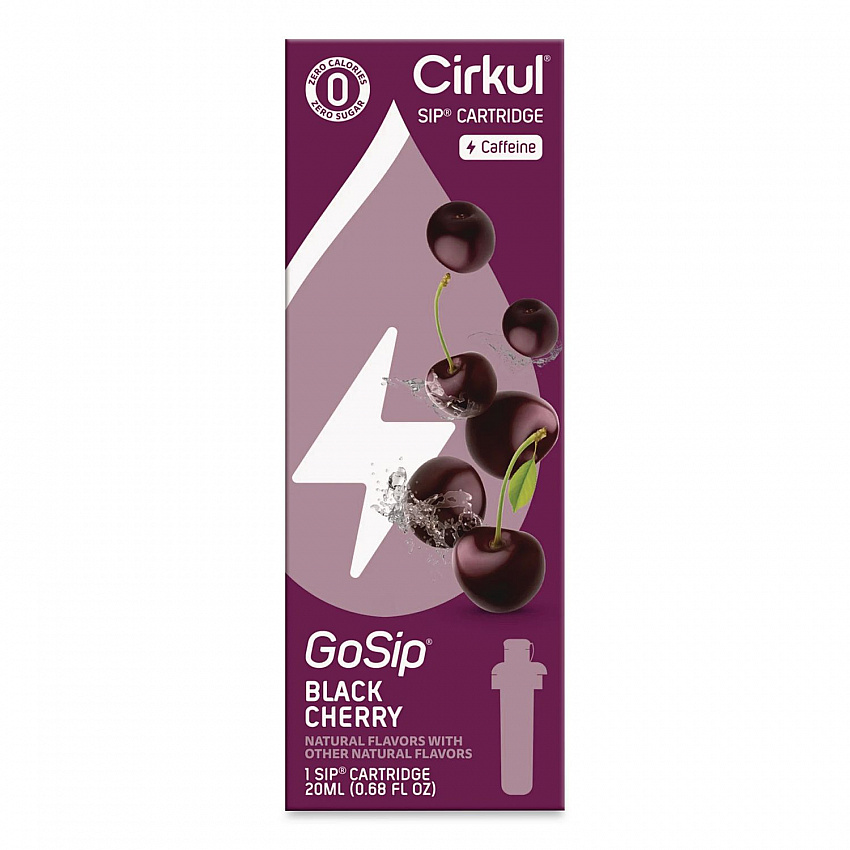 GoSip Flavor Cartridge, Sugar-Free Black Cherry (850021373467)