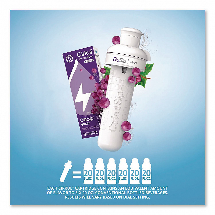 GoSip Flavor Cartridge, Sugar-Free Grape (850021373474)