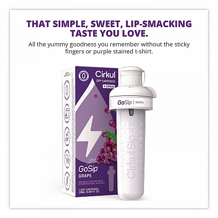 GoSip Flavor Cartridge, Sugar-Free Grape (850021373474)